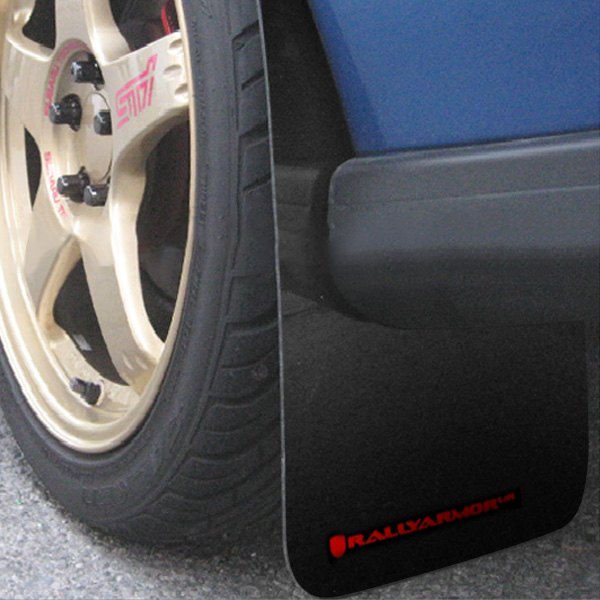  Rally Armor® - UR Series Black Mud Flap Kit with Red Rally Armor Logo