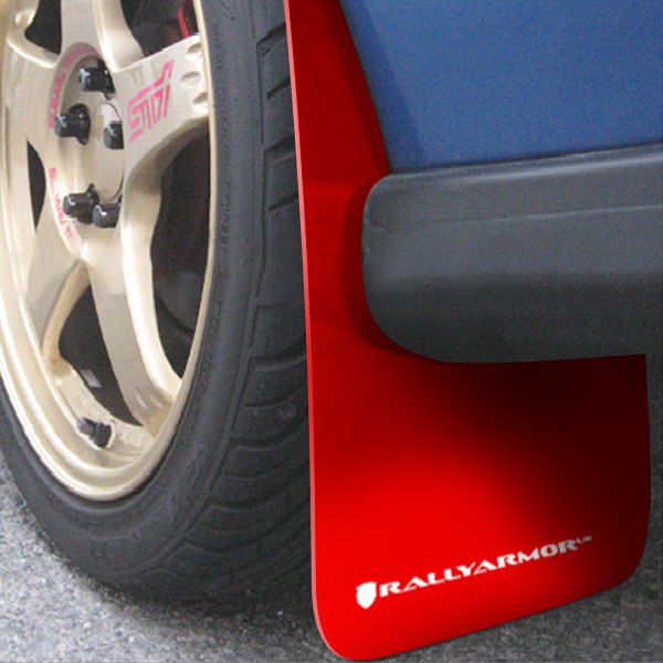 Rally Armor® MF11-UR-RD/WH - UR Series Red Mud Flap Kit with White Rally  Armor Logo