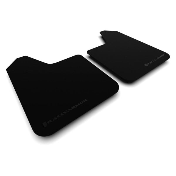  Rally Armor® - Basic Series Black Mud Flaps with Black Rally Armor Logo