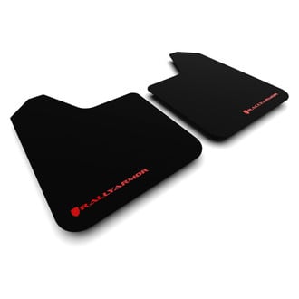 Rally Armor® - Basic Series Black Mud Flaps with Red Rally Armor Logo
