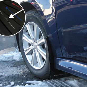 Rally Armor® - UR Series Black Mud Flap Kit with Silver Rally Armor Logo