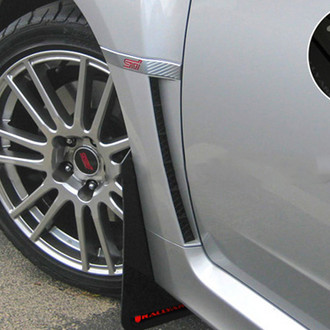 Rally Armor® - UR Series Black Mud Flap Kit with Red Rally Armor Logo