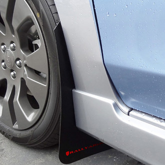 Rally Armor® - UR Series Black Mud Flap Kit with Red Rally Armor Logo