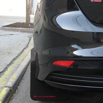 Rally Armor® - UR Series Black Mud Flap Kit with Red Rally Armor Logo