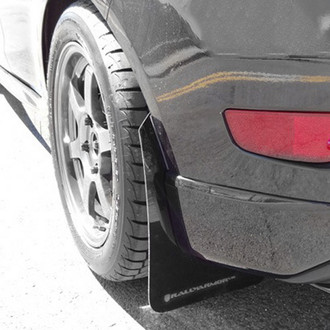 Rally Armor® - UR Series Black Mud Flap Kit with Silver Rally Armor Logo