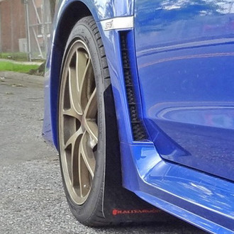 Rally Armor® - UR Series Black Mud Flap Kit with Red Rally Armor Logo