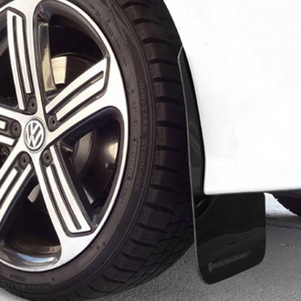 Rally Armor® - UR Series Black Mud Flap Kit with Gray Rally Armor Logo
