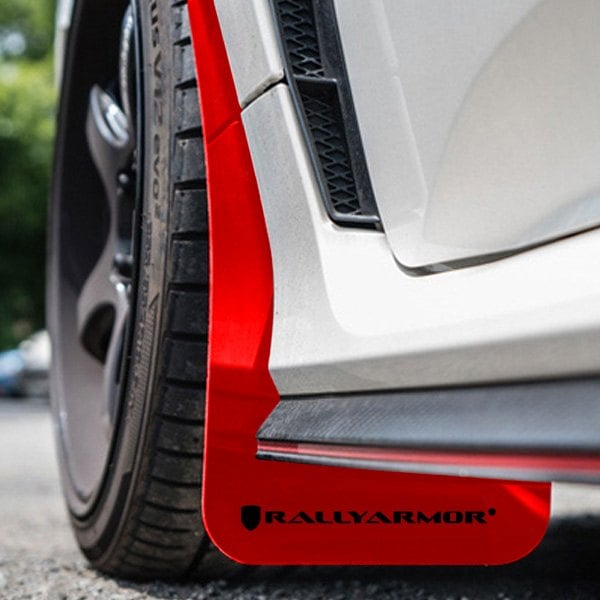 Rally Armor® MF47-UR-RD/BLK - UR Series Red Mud Flap Kit with Black Rally  Armor Logo