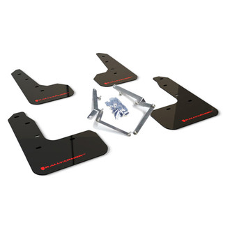Rally Armor® - UR Series Black Mud Flap Kit with Red Rally Armor Logo