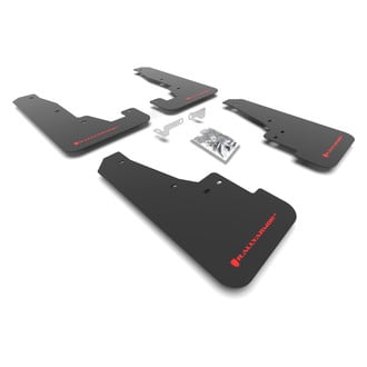 Rally Armor® - UR Series Black Mud Flap Kit with Red Rally Armor Logo