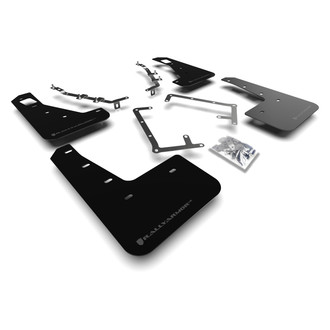 Rally Armor® - UR Series Black Mud Flap Kit with Grey Rally Armor Logo