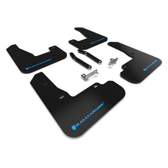 Rally Armor® - UR Series Black Mud Flap Kit with Performance Blue Rally Armor Logo