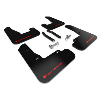 Rally Armor® - UR Series Black Mud Flap Kit with Red Rally Armor Logo