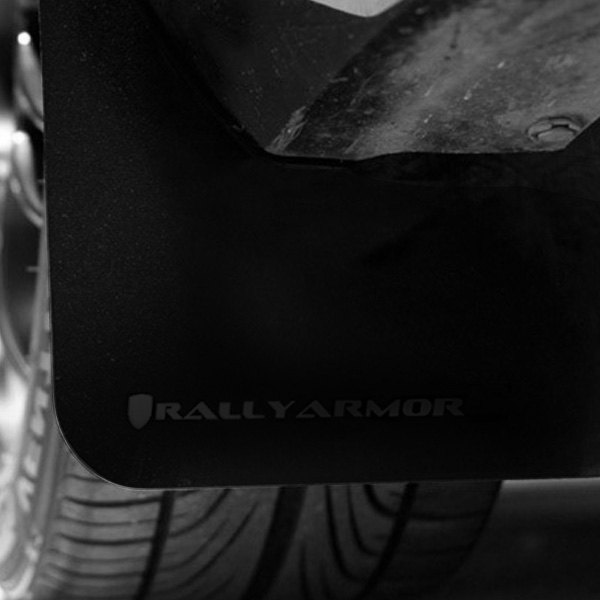  Rally Armor® - Basic Series Black Mud Flap Kit with Black Rally Armor Logo