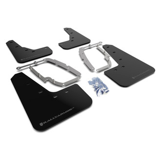 Rally Armor® - UR Series Black Mud Flap Kit with Dark Grey Rally Armor Logo