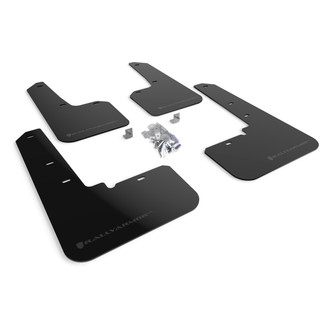 Rally Armor® - UR Series Black Mud Flap Kit with Grey Rally Armor Logo