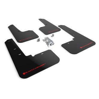 Rally Armor® - UR Series Black Mud Flap Kit with Red Rally Armor Logo