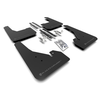 Rally Armor® - UR Series Black Mud Flap Kit with Grey Rally Armor Logo