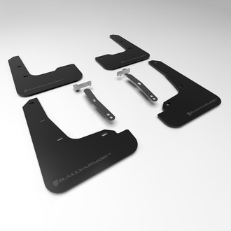 Rally Armor® - UR Series Black Mud Flap Kit with Grey Rally Armor Logo