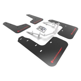 Rally Armor® - UR Series Black Mud Flap Kit with Red Rally Armor Logo