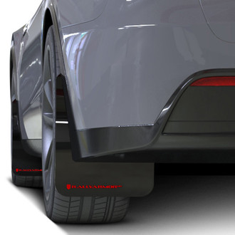 Rally Armor® - UR Series Black Mud Flap Kit with Red Rally Armor Logo