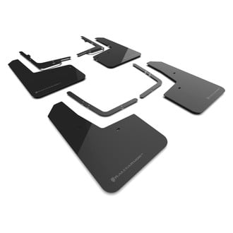Rally Armor® - UR Series Black Mud Flap Kit with Dark Grey Rally Armor Logo
