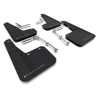 Rally Armor® - UR Series Black Mud Flap Kit with Grey Rally Armor Logo