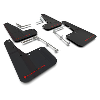 Rally Armor® - UR Series Black Mud Flap Kit with Red Rally Armor Logo