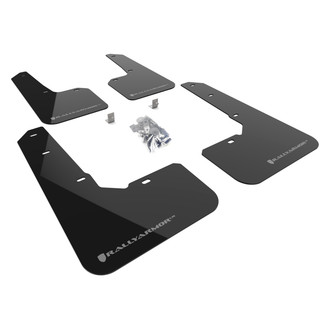 Rally Armor® - UR Series Black Mud Flap Kit with Grey Rally Armor Logo