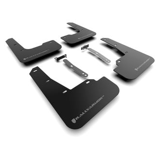 Rally Armor® - UR Series Black Mud Flap Kit with Grey Rally Armor Logo