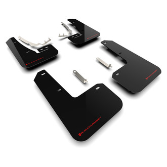Rally Armor® - UR Series Black Mud Flap Kit with Red Rally Armor Logo