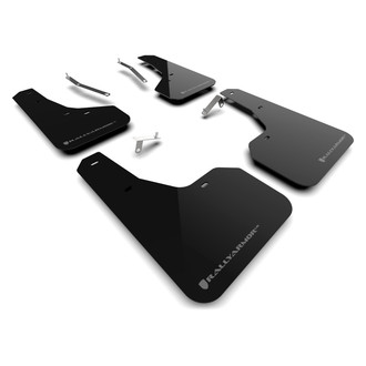 Rally Armor® - UR Series Black Mud Flap Kit with Grey Rally Armor Logo