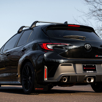 Rally Armor® - UR Series Black Mud Flap Kit with Red Rally Armor Logo