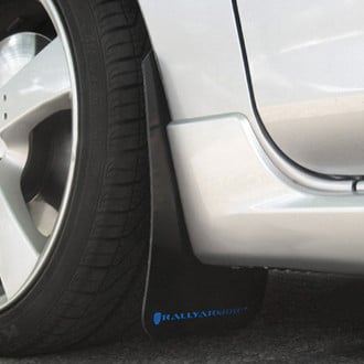 Rally Armor® - UR Series Black Mud Flap Kit with Blue Rally Armor Logo