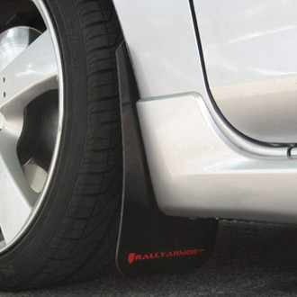 Rally Armor® - UR Series Black Mud Flap Kit with Red Rally Armor Logo