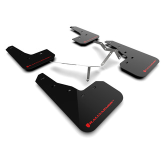 Rally Armor® - UR Series Black Mud Flap Kit with Red Rally Armor Logo
