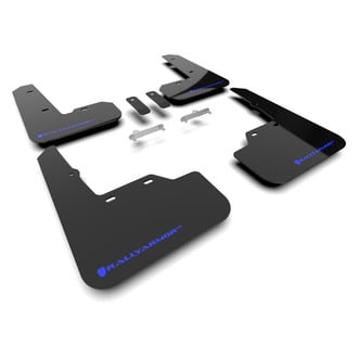 Rally Armor® - UR Series Black Mud Flap Kit with Blue Rally Armor Logo