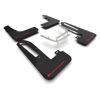 Rally Armor® - UR Series Black Mud Flap Kit with Red Rally Armor Logo