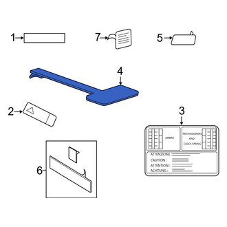 Ram OE - Air Bag Information Label