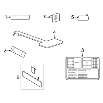 Ram OE - Information Labels - Labels (Extended Cargo Van / Standard Cargo Van)