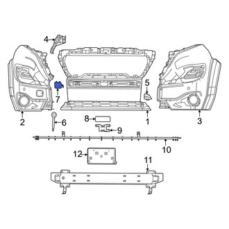 Ram OE - Front Tow Eye Cap