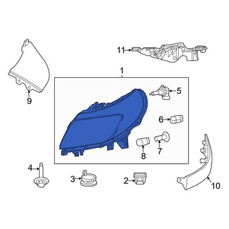 Ram OE - Front Right Headlight Assembly