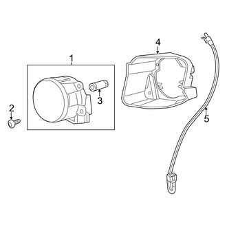 Ram OE - Front Lamps - Fog Lamps (Extended Cargo Van / Standard Cargo Van)