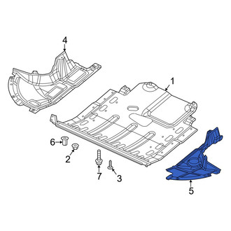 Ram OE - Front Left Radiator Support Splash Shield