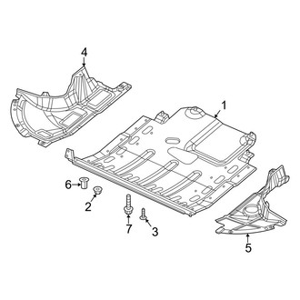 Ram OE - Radiator Support - Splash Shields (Extended Cargo Van / Standard Cargo Van)
