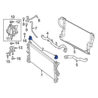 Ram OE - Radiator Mount Bracket
