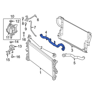Ram OE - Upper Radiator Coolant Hose