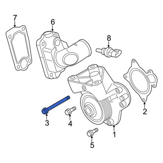 Ram OE - Engine Water Pump Bolt