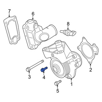Ram OE - Engine Water Pump Bolt