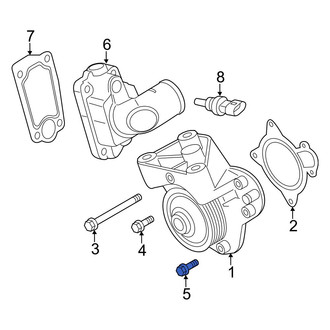 Ram OE - Engine Water Pump Bolt